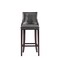 Manhattan Comfort Fifth Avenue Faux Leather Barstool in Pebble Grey BS007-PE - alternate 3